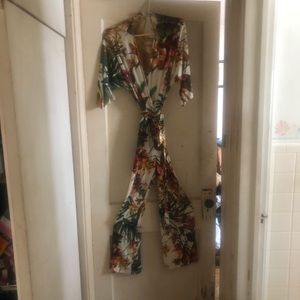 Only worn once Veronica M floral pattern jumpsuit